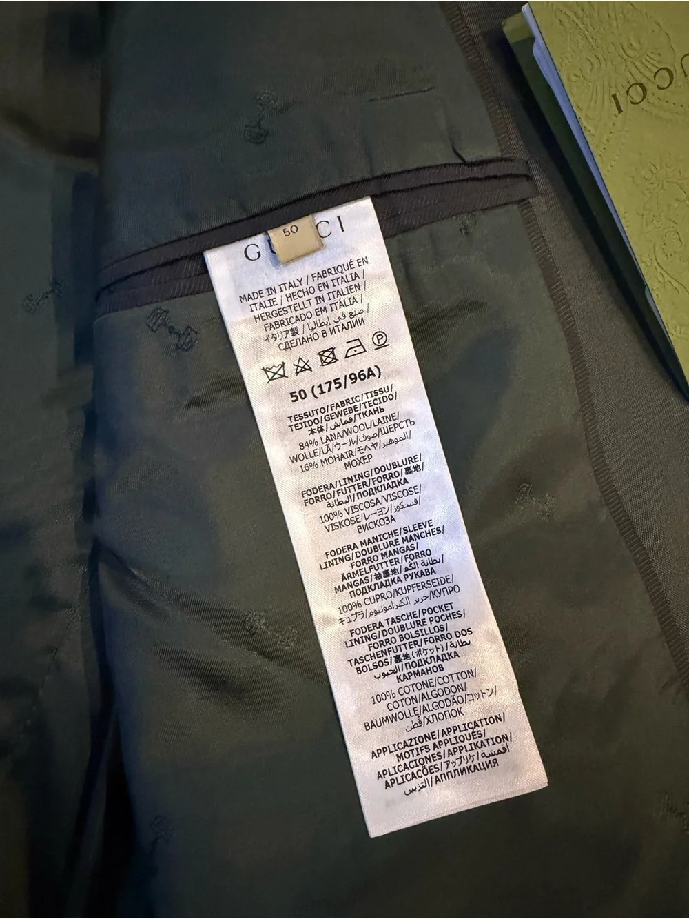 GUCCI men's suite jacket